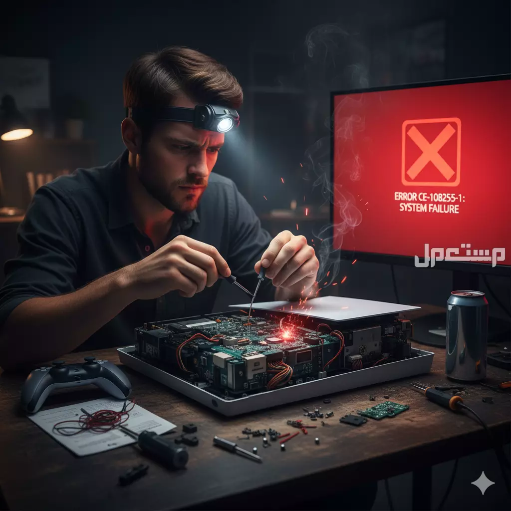 جميع أعطال بلاي ستيشن 5 الشائعة وحلول مشاكل PS5 بسهولة صيانة أعطال بلايستيشن 5