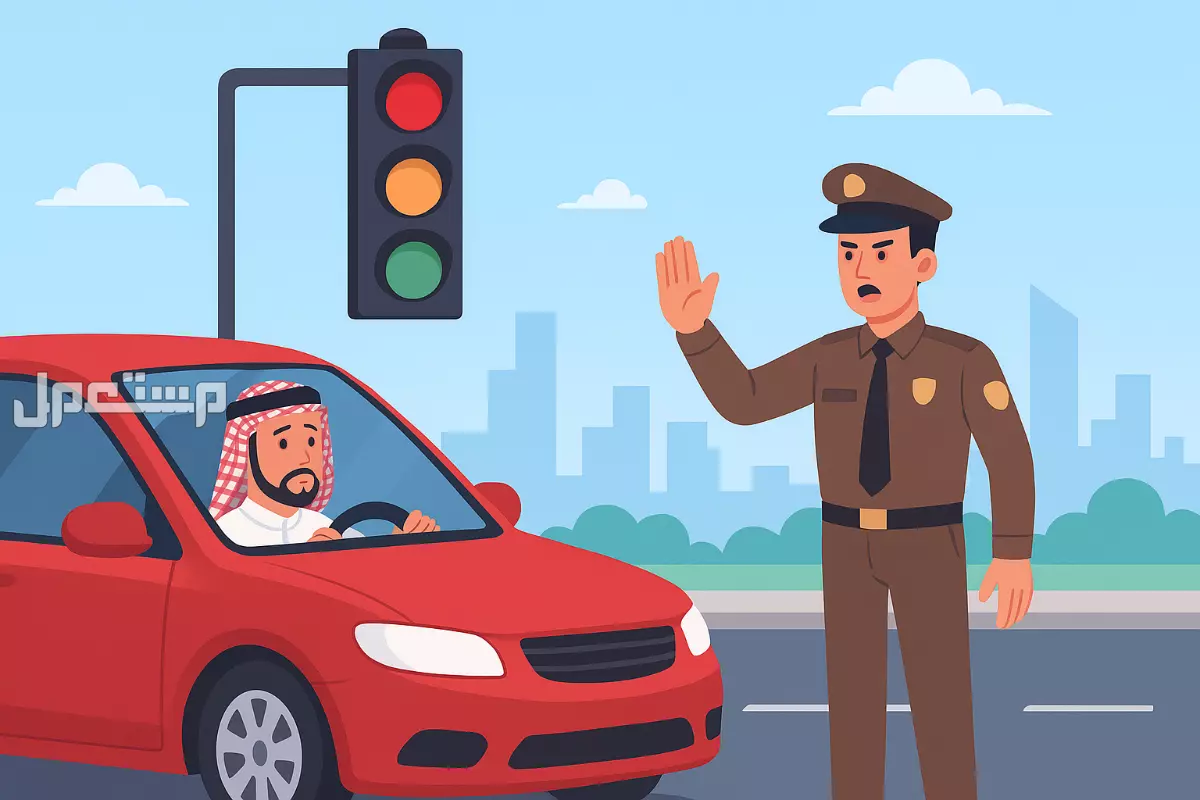 مخالفات الإشارة الضوئية في السعودية: الأخطاء الشائعة وكيفية تجنبها مخالفات الإشارة الضوئية في السعودية