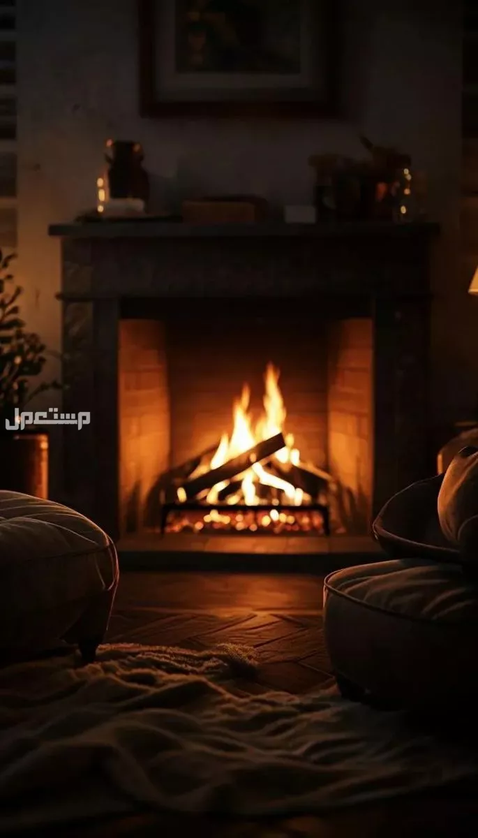 أفضل ديكور المنزل لاستقبال شتاء 2026.. ديكورات دافئة بأقل التكاليف (صور) مدفأة ديكور