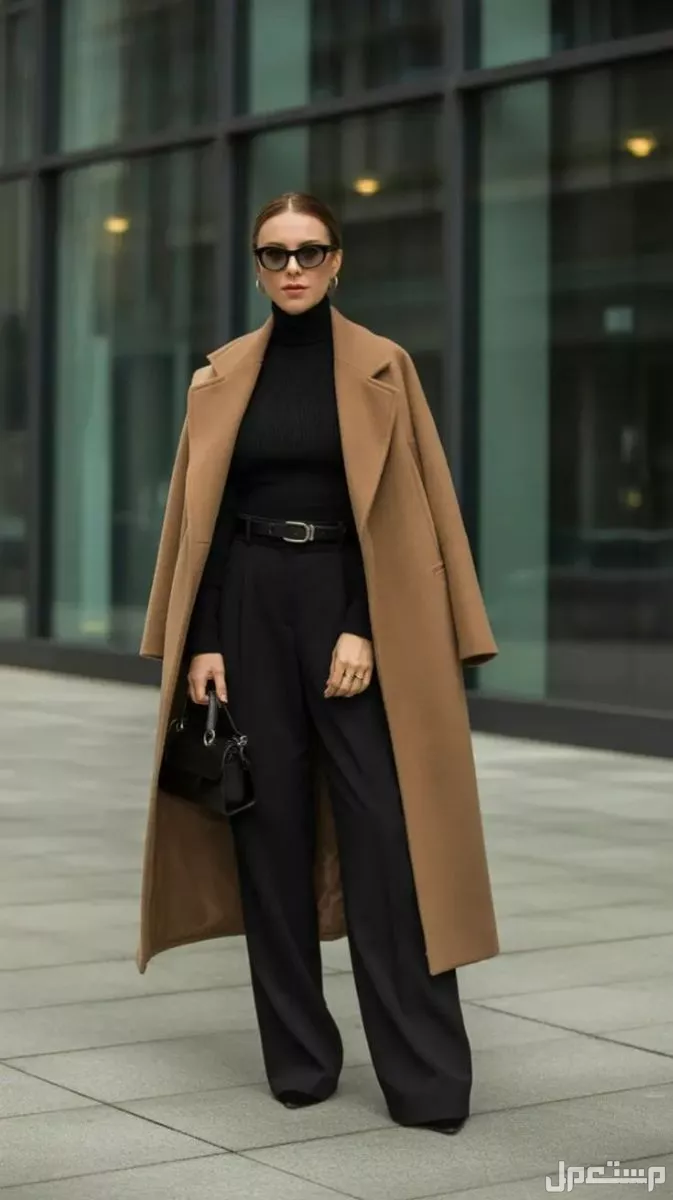 أفضل الأفكار لتنسيق ملابس الشتاء في العمل.. نصائح عملية للرجال والنساء تنسيق  المعاطف الطويلة