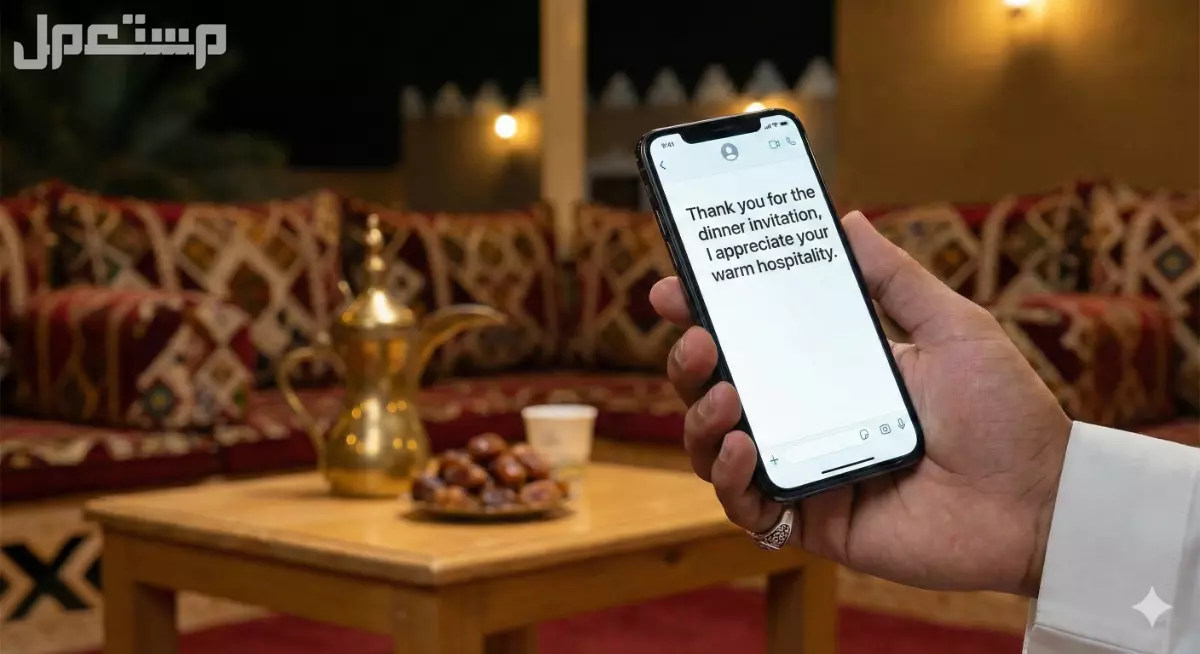 أجمل رسائل شكر على عزيمة عشاء مع عبارات مميزة بالعربي والإنجليزي رسالة شكر رسمية على دعوة عشاء