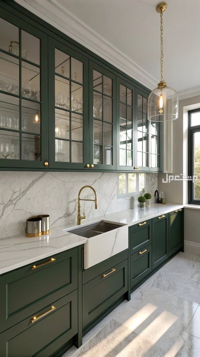 أفضل ألوان خزائن المطبخ في 2026.. تعرف على أحدث صيحة في الألوان (صور) ألوان خزائن المطبخ الرائجة