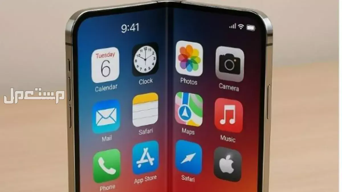مواصفات وسعر أول ايفون قابل للطي في السعودية iPhone Fold شاشة آيفون فولد القابل للطي
