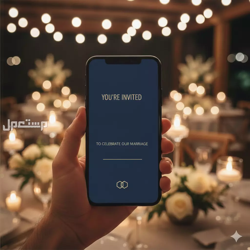 عبارات دعوة زواج بالجوال.. أجمل بطاقات زفاف جاهزة للتعديل والتحميل دعوة زواج فارغة بدون أسماء للكتابة عليها