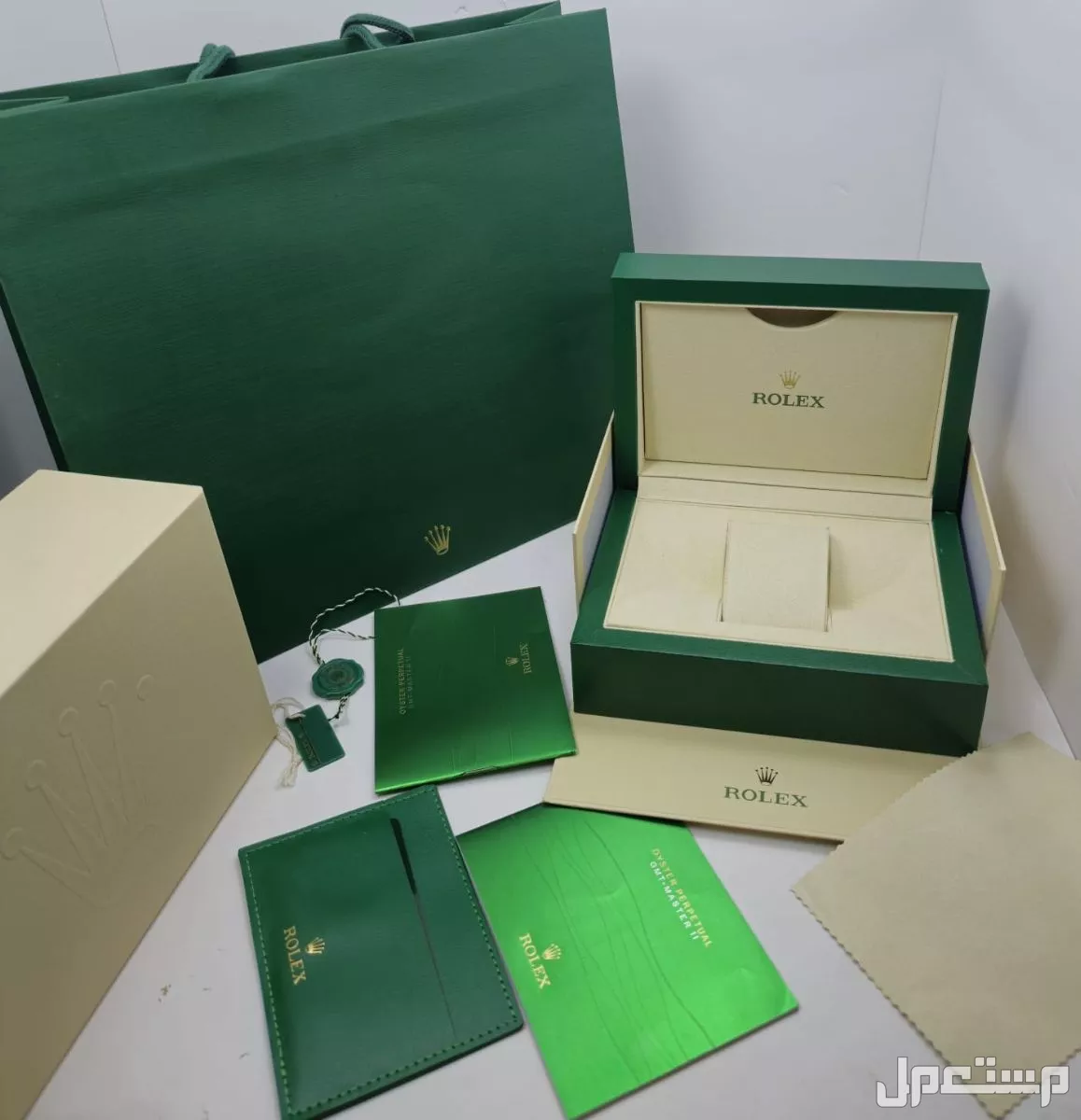 علبه رولكس الأصلي مع الملحقات الماركه الاصليه كامله جمله وتجزئه