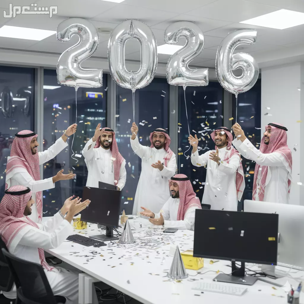 أجمل رسائل تهنئة رأس السنة 2026 لزملاء العمل بالإنجليزي مع الترجمة أجمل رسائل تهنئة رأس السنة 2026 لزملاء العمل