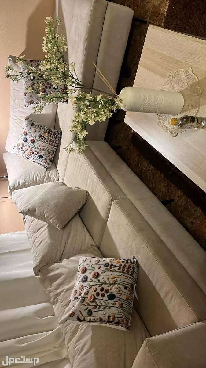 كنب حرف L تبوك بسعر 1200 ريال سعودي