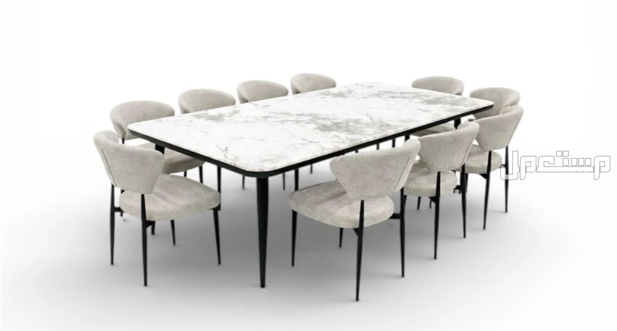 💫جديد البيت الأنيق💫 طاولات طعام 🍽️ وجه رخام فخمة جدا خامة ممتازة جديدة بالكرتون ▪️4 كرسي : 180 * 30 *بسعر 1250 ريال فقط* ▪️6 كرسي : 150 * 90 *بسعر 1600ريال فقط* ▪️8 كرسي : 1