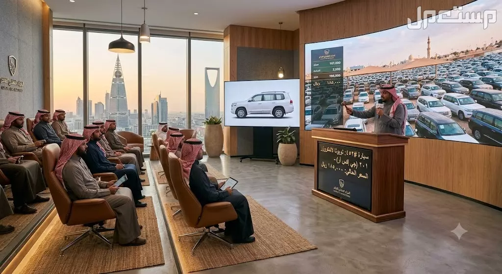 أفضل مواقع وتطبيقات مزادات السيارات في السعودية 2026 أفضل مزادات السيارات