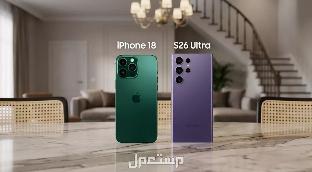 ايفون 18 برو ماكس ضد سامسونج S26 Ultra: من الأفضل 2026؟ مقارنة ايفون 18 برو ماكس ضد سامسونج S26 Ultra