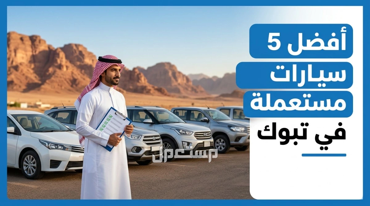 أفضل 5 سيارات مستعملة في تبوك رخيصة ومضمونة